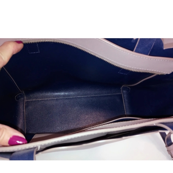 SOLD Kate Spade Magnolia Street Mina taupe leather crossbody satchel purse - Picture 9 of 14